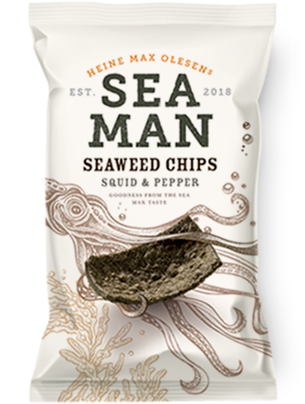 Algenchips Squid und Pepper